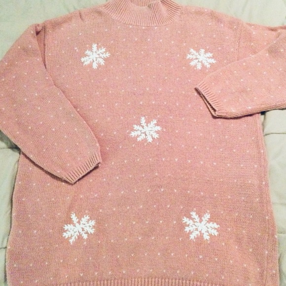 Women’s Tunic Snowflake Pullover Sweater Size Large - Picture 10 of 12